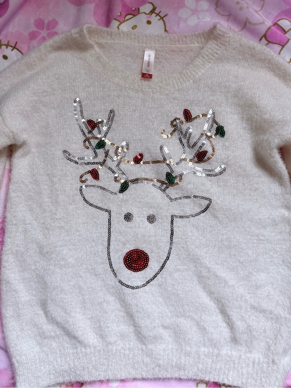 Sparkly Reindeer Women's Sweater